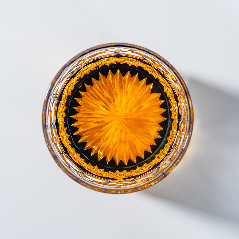Kirikoya™ Blossom Edo Kiriko Glass Cup