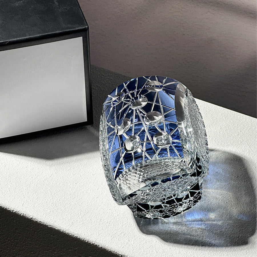 Kirikoya™ Neptune Edo Kiriko Glass Cup