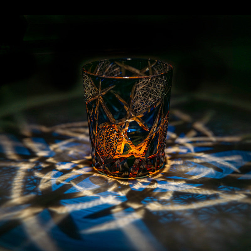 Kirikoya™ Lightning Edo Kiriko Glass Cup