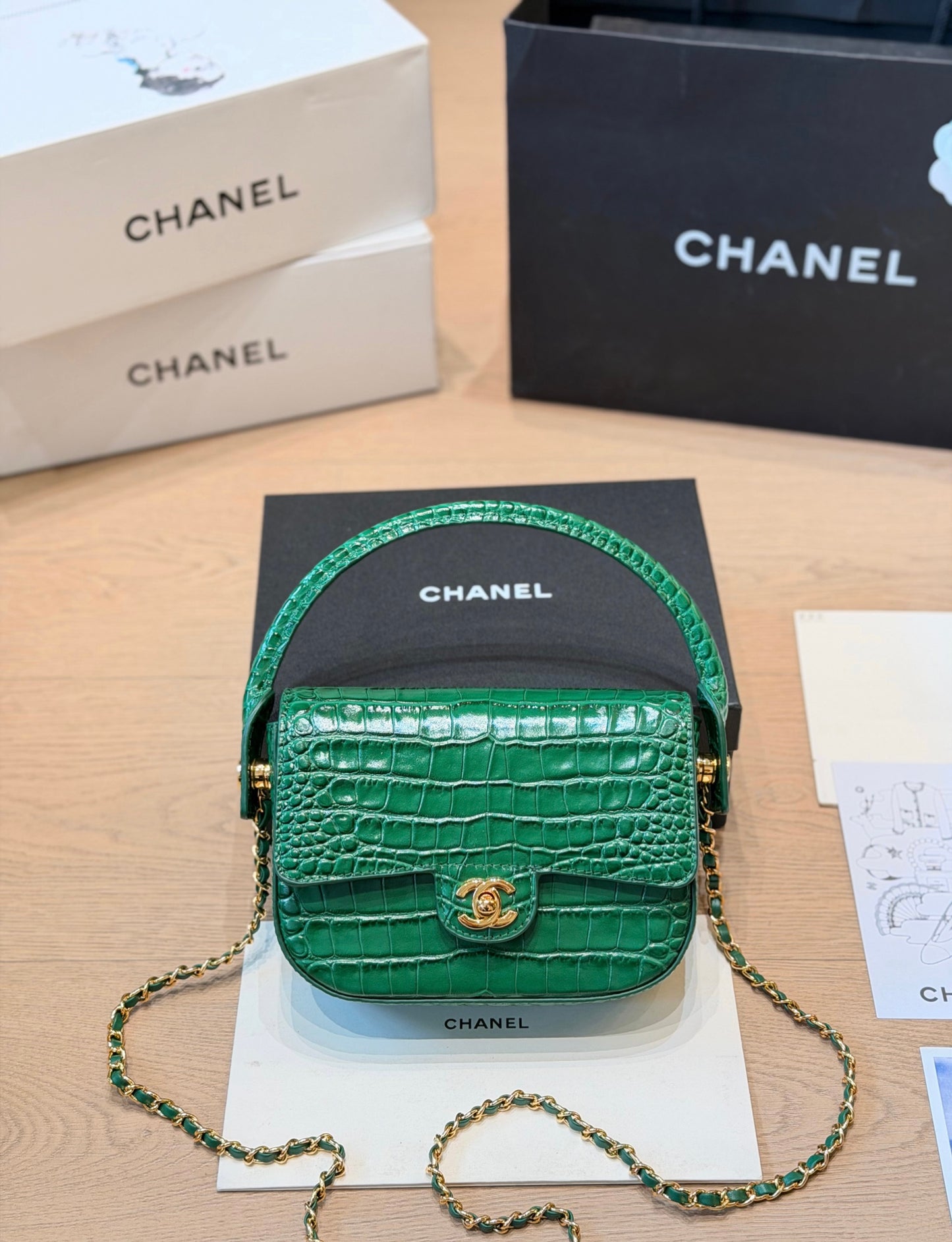 Serenityll™ 2001127 Chanel Bag 14.5*19.5*5cm
