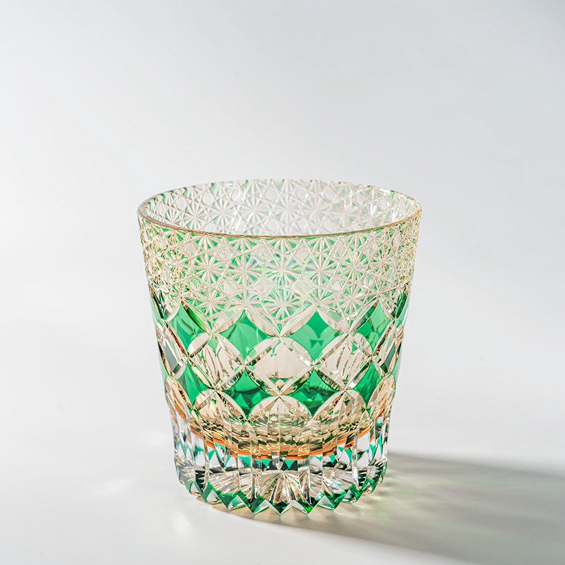 Kirikoya™ Crown Edo Kiriko Glass Cup