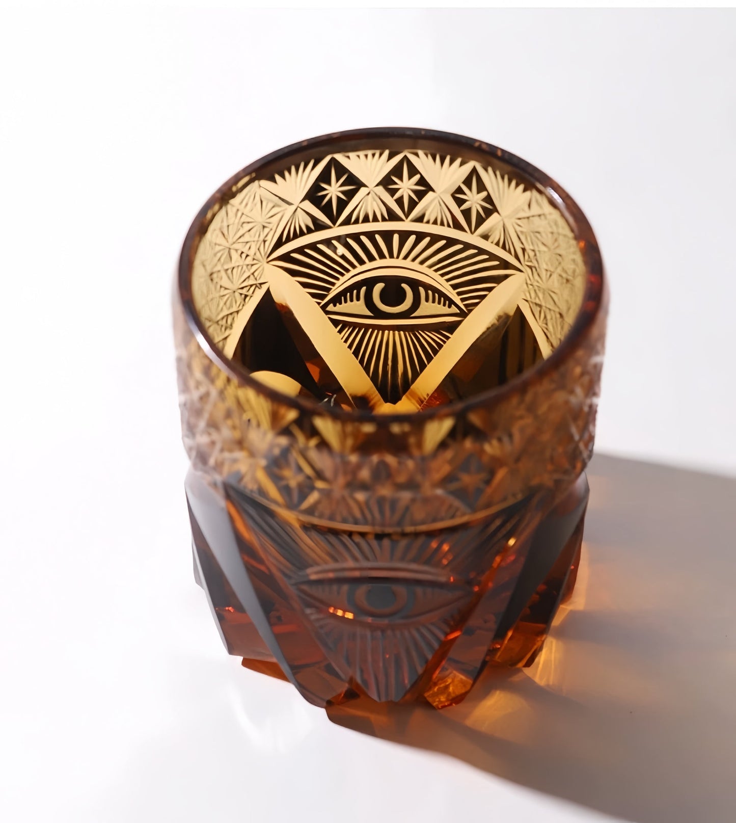 Kirikoya™ Eye of God Edo Kiriko Glass Cup