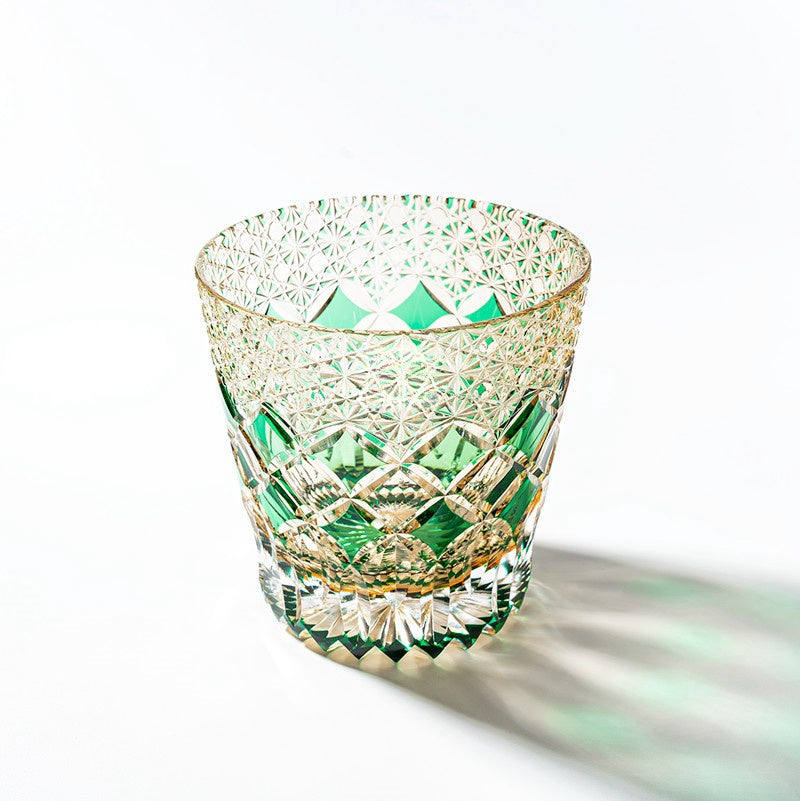 Kirikoya™ Crown Edo Kiriko Glass Cup