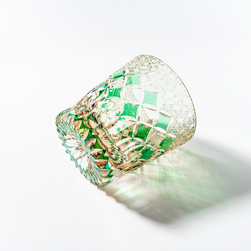 Kirikoya™ Crown Edo Kiriko Glass Cup
