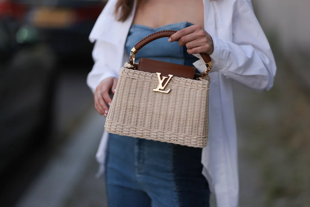 Louis Vuitton Rattan Mini Capucine 27*18cm
