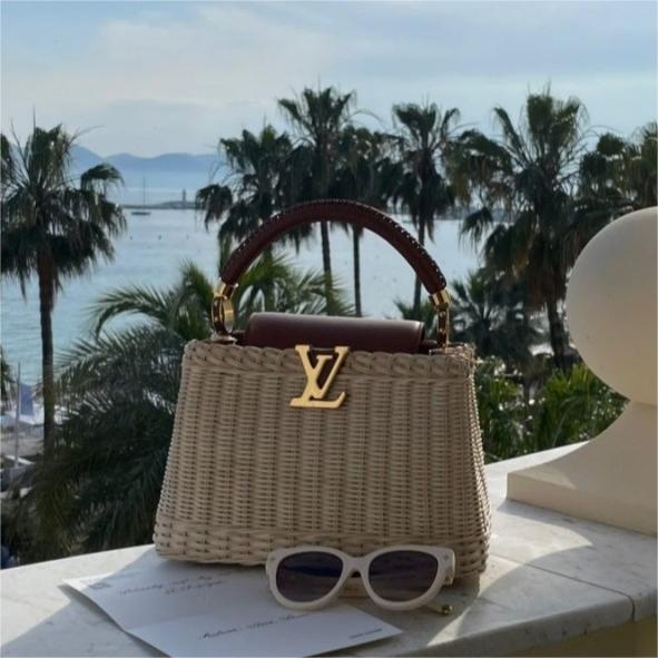 Louis Vuitton Rattan Mini Capucine 27*18cm
