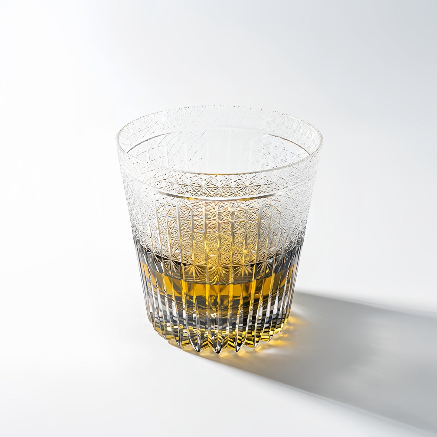 Kirikoya™ Black Wheat Awn Edo Kiriko Glass Cup