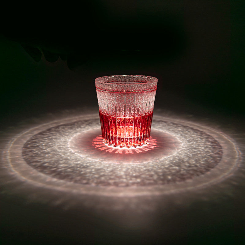 Kirikoya™ Red Wheat Awn Edo Kiriko Glass Cup