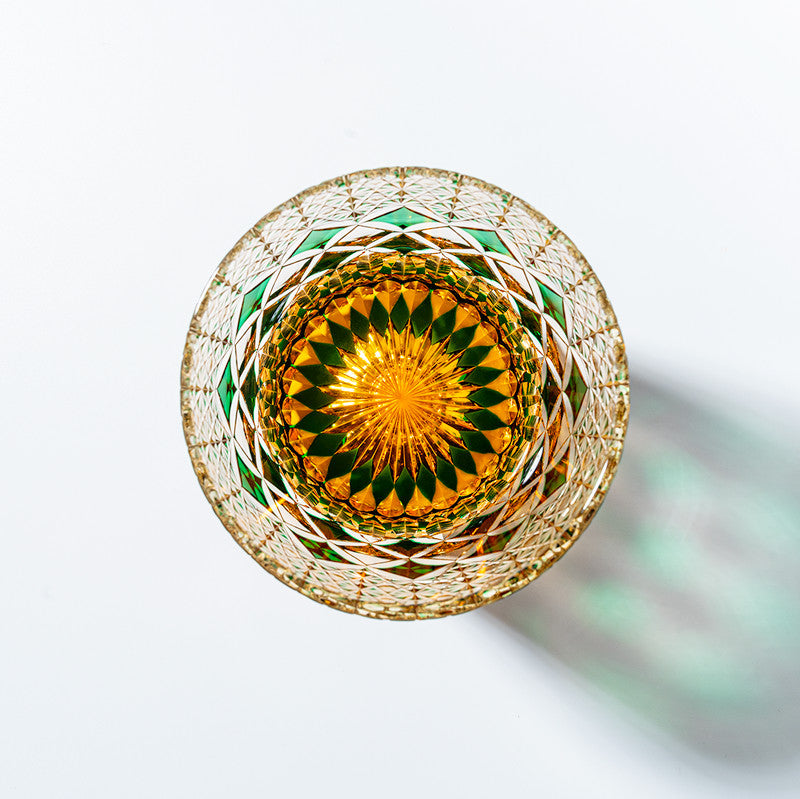 Kirikoya™ Crown Edo Kiriko Glass Cup