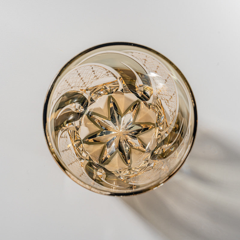 Kirikoya™ Moonbow Edo Kiriko Glass Cup