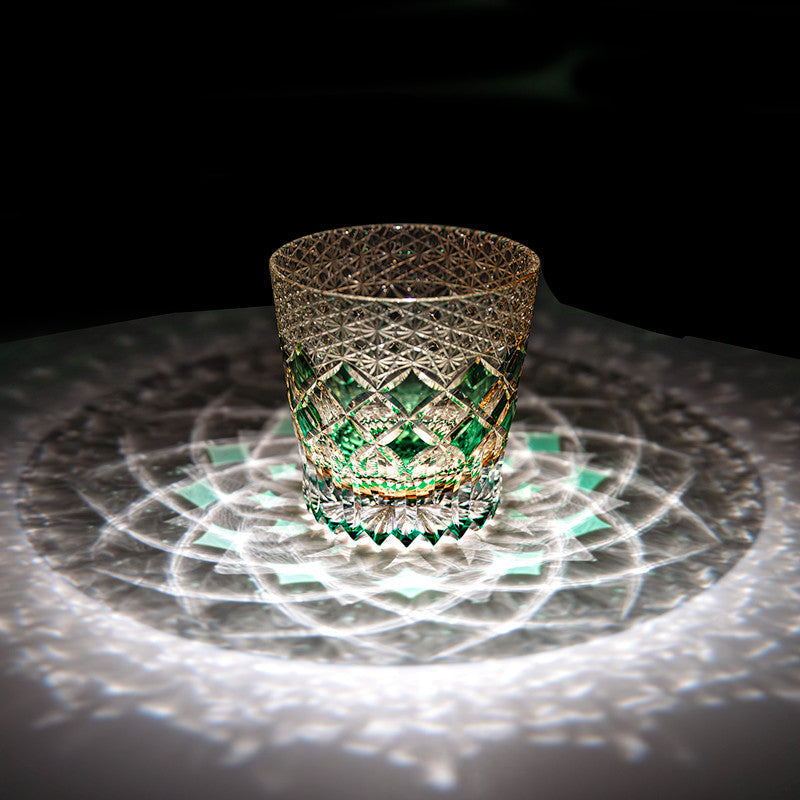 Kirikoya™ Crown Edo Kiriko Glass Cup