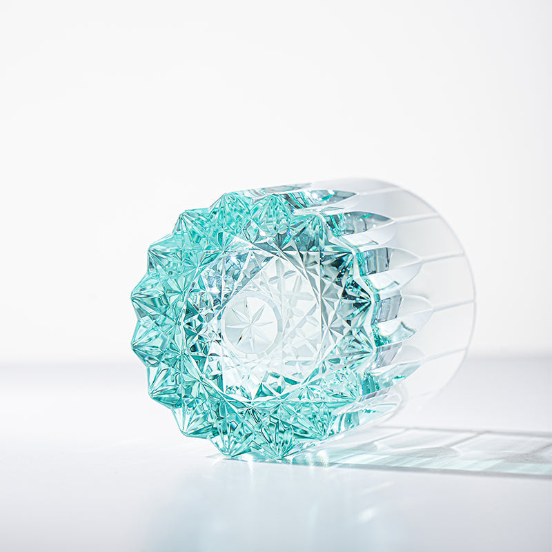 Kirikoya™ Starburst Edo Kiriko Glass Cup