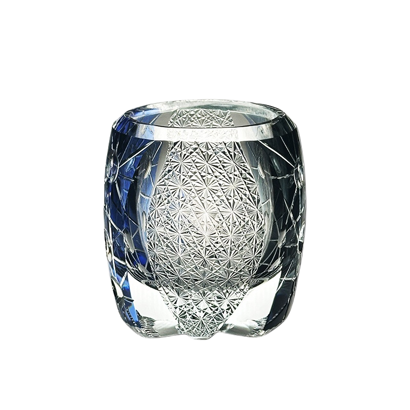 Kirikoya™ Neptune Edo Kiriko Glass Cup