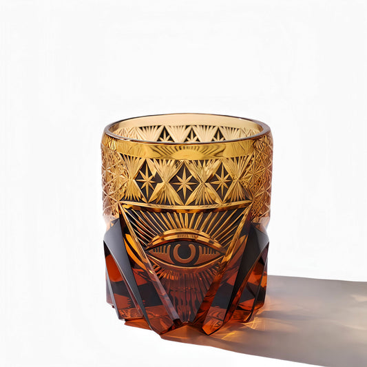 Kirikoya™ Eye of God Edo Kiriko Glass Cup
