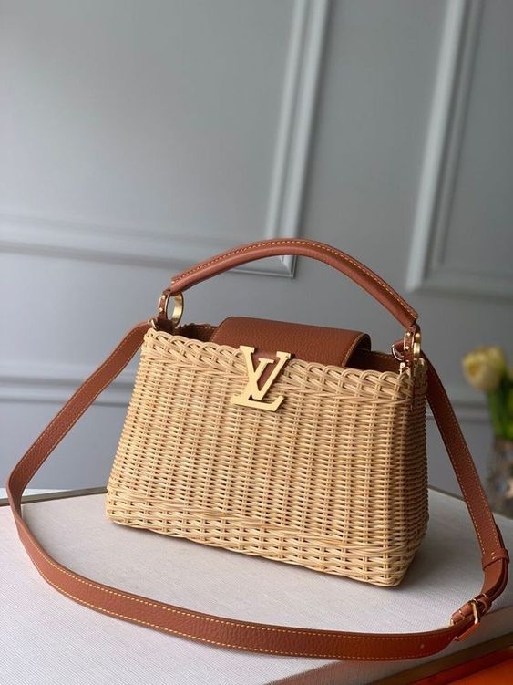 Louis Vuitton Rattan Mini Capucine 27*18cm