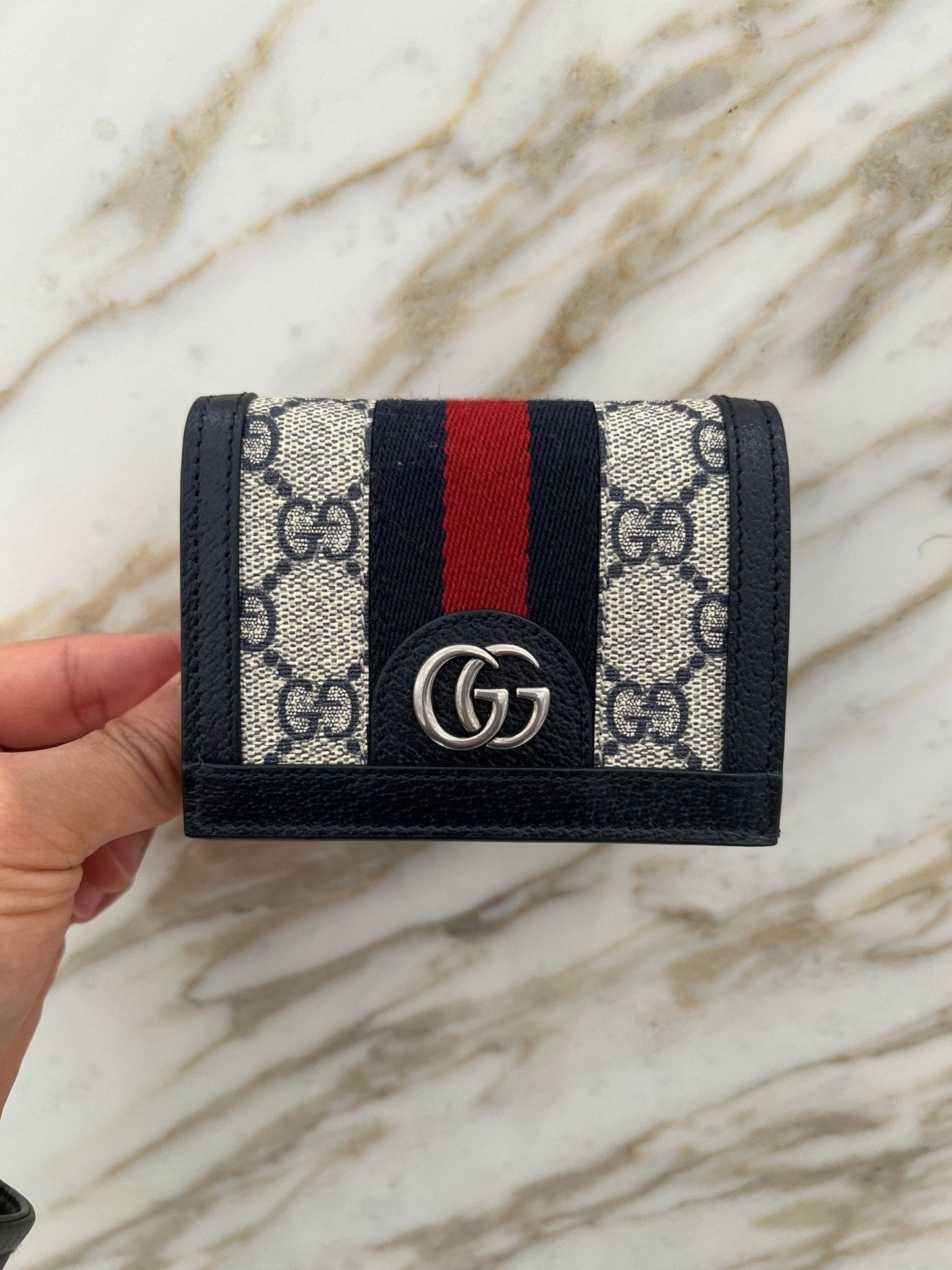 GG Gucci OPHIDIA CARD CASE WALLET