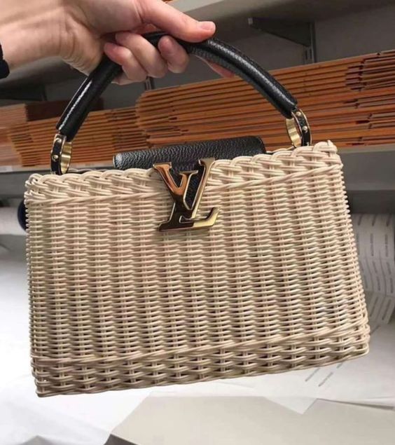 Louis Vuitton Rattan Mini Capucine 27*18cm