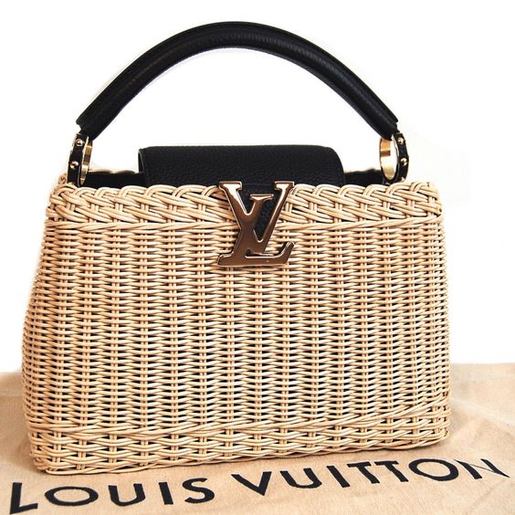 Louis Vuitton Rattan Mini Capucine 27*18cm