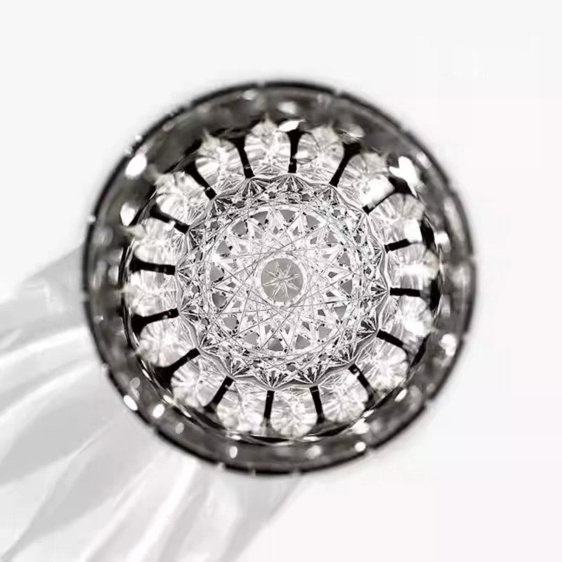 Kirikoya™ Crystal Luxury Starburst Edo Kiriko Glass Cup