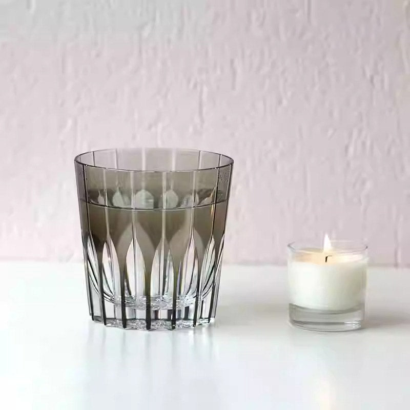 Kirikoya™ Crystal Luxury Starburst Edo Kiriko Glass Cup